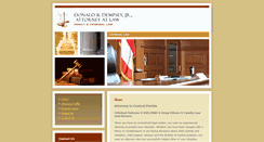 Desktop Screenshot of donalddempsey.com