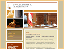 Tablet Screenshot of donalddempsey.com